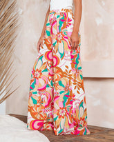 Tropez Printed Wide Leg Pants